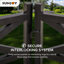Clôture de bordure solaire Sunjoy Garden Fence-100215116