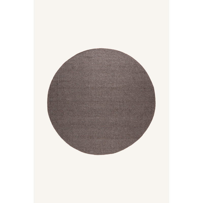 Lanitra Solid Colour Hand Woven Area Rug, Round 250cm