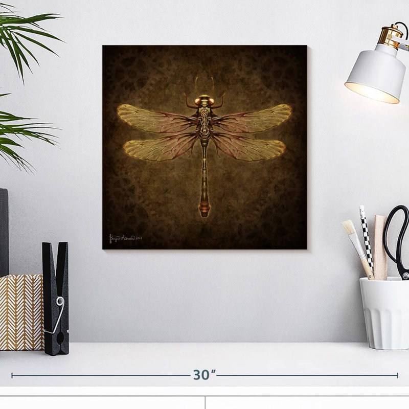 Brampt Steampunk Dragonfly, 16" H x 16" W