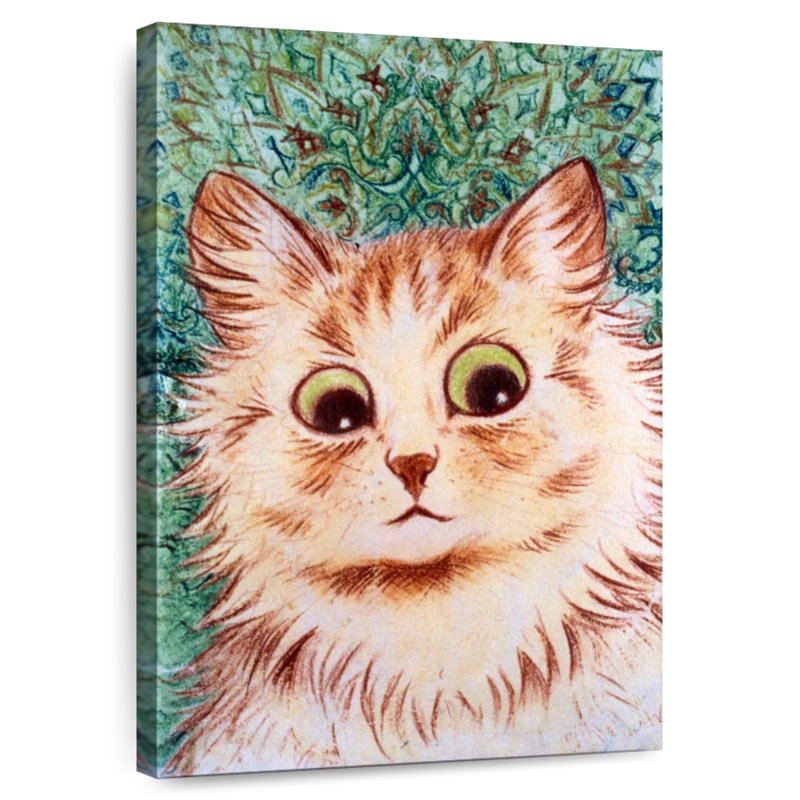 Brampt Kaleidoscope Cats II, 12" H x 8" W