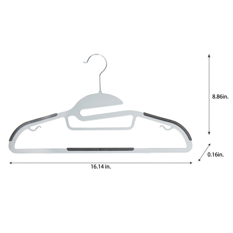  64 Pack Ultimate Hanger In White, White