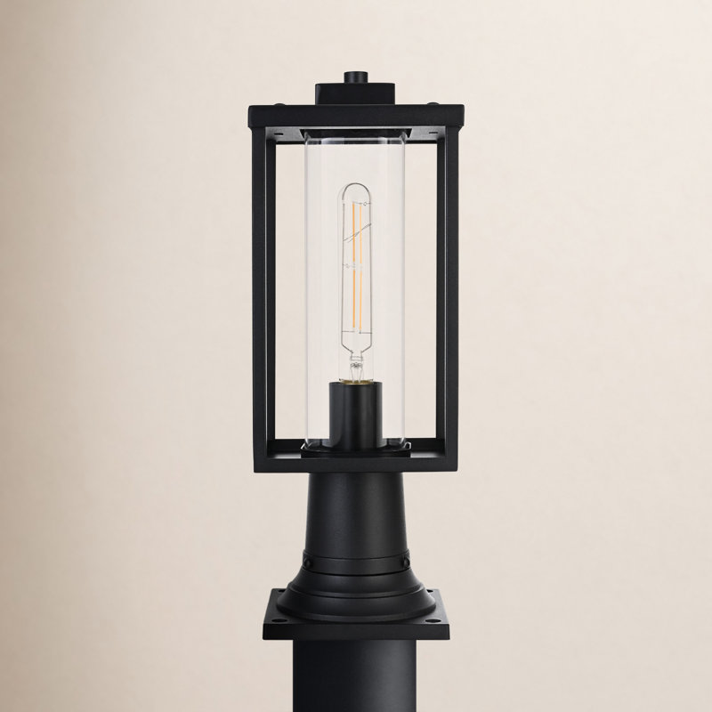 Mickle 6 Inch Outdoor Post Light in Black