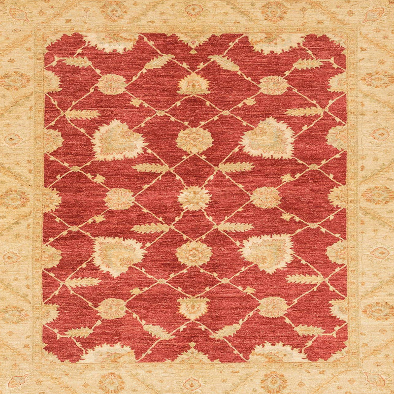 Tapis abstrait 3503, Carré 7 pi