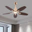 Ventilateur de plafond à 5 pales de 42 pouces avec télécommande et ensemble d'éclairage inclus-673321447