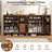24 Pair Shoe Storage Cabinet With 3-Doors And Adjustable Shelves-495371555
