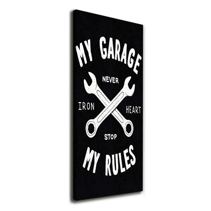 My Garage - Wrapped Canvas Print