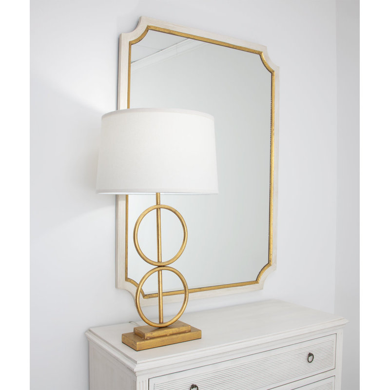 Olympus Table Lamp, Silver Leaf