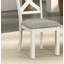 Mobilier de salle à manger rustique en chêne blanc 2 pièces Farmhouse