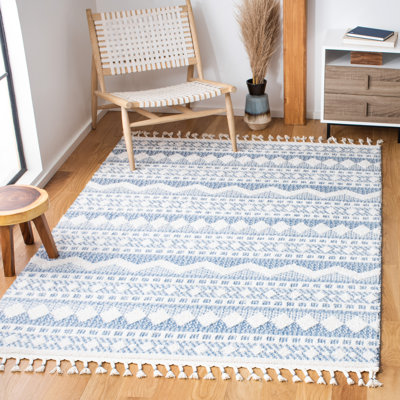 Tapis performance à poils longs style marocain