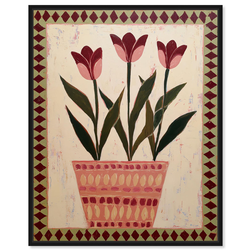 Décoration murale de cuisine Rustic Bloom IV par Art Remedy, cadre noir, 30 x 36, H 37 po x l 31 po, Cadre noir