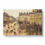 French Theatre In The Rain by Camille Pissarro - Wrapped Canvas-61855053