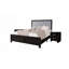 Lit à panneau moderne 1pc avec éclairage de tête de lit (seulement lit)-1769778786-1769778799