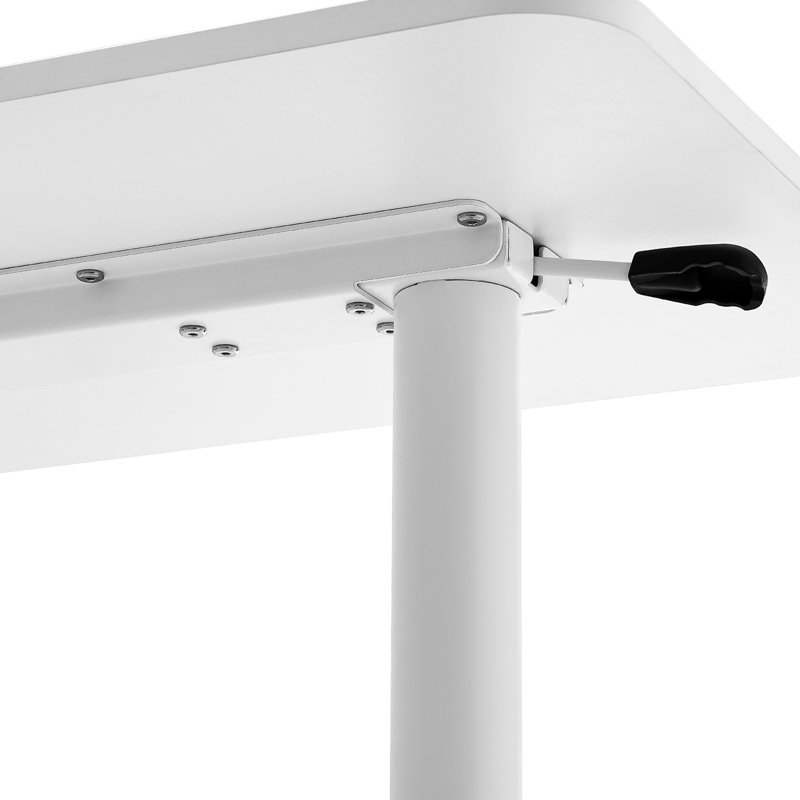 Adjustable Metal Base Computer Desk