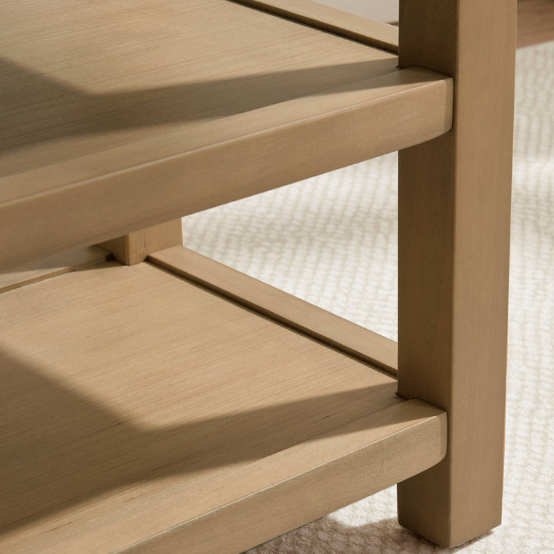 Banc de rangement pour chaussures rembourré Hahnville, Sarcelle, H 21,3 po x l 31,5 po x P 13,8 po