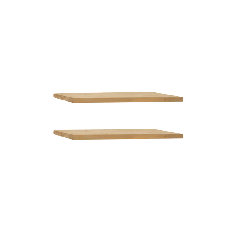 Melva Shelves 180 (2), Medium Oak
