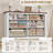 47" Ash White&Brown 6-Drawer Wooden Dresser-1428789521
