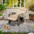 Recliner Patio Chair with Cushions-1407145557