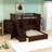 Bunk Bed with Wardrobe,USB and Lights-1243311365