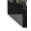 Tapis marocain doux et moelleux d'inspiration mondiale Olivet - reliure noire-1752467593