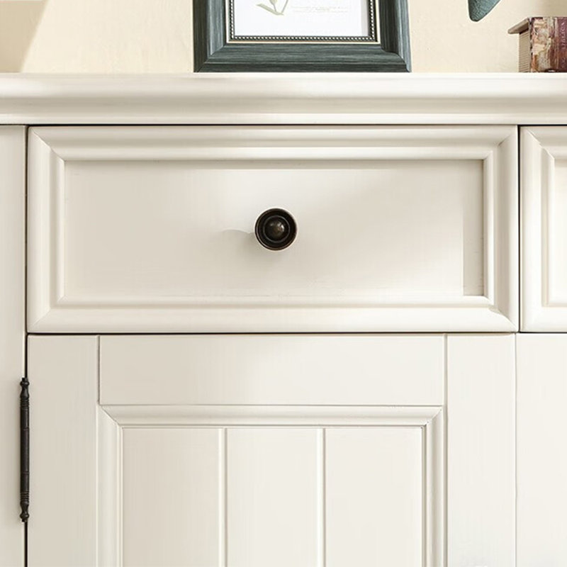Armoire à chaussures à grande capacité de style américain, Blanc