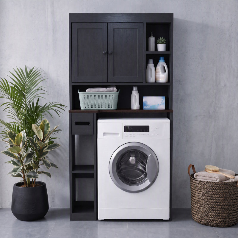 Armoire de rangement Farmhouse, Black