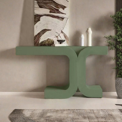 Console créative de style nordique en bois