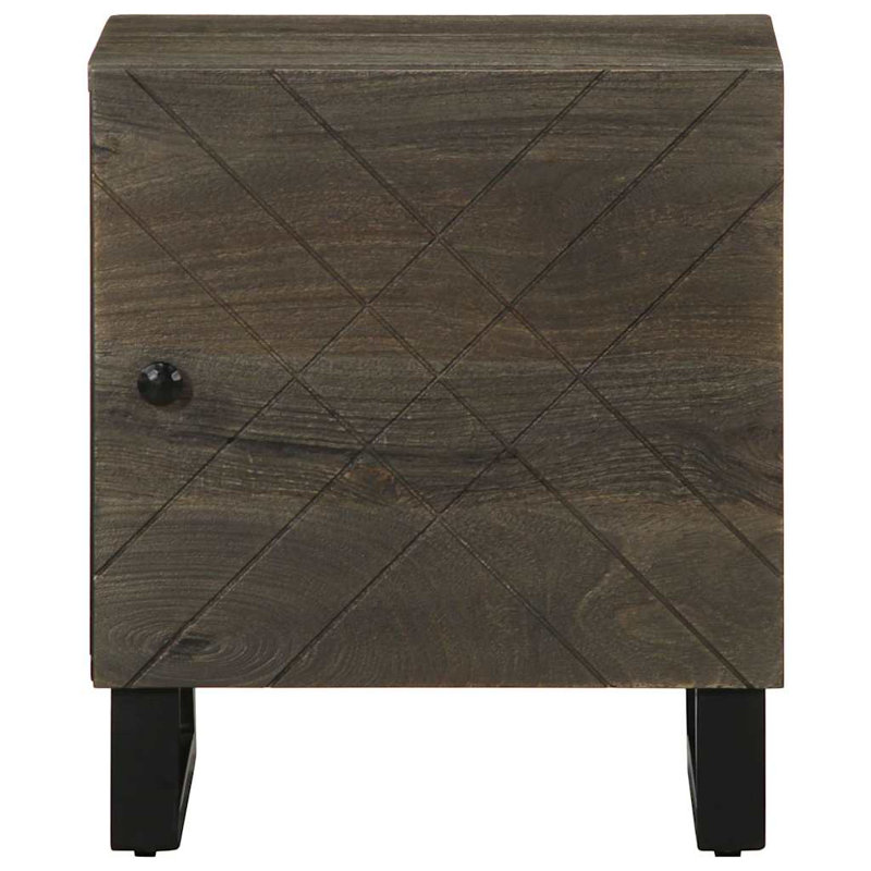 Alysan 40cm W Metal Bedside Table