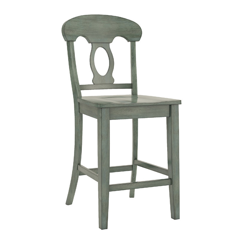 Beaufort Solid Wood Counter Stool, Antique Sage, Counter Stool (24.21” Seat Height)