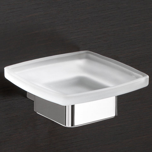 Leverette Soap Dish, Chrome