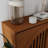 Modern Fluted Sideboard Cabinet, Walnut-1257098379
