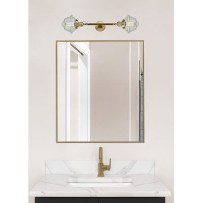 Éclairage pour meuble-lavabo 2 lumières rétro Lavalle