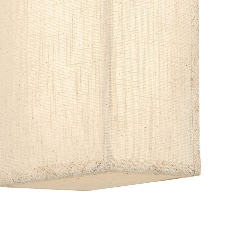 Textile - Classic LED ADA Fabric Wall Sconce - Cream Linen, Cream Linen