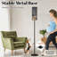 Lampe sur pied Enchanting Snowy Park Twinkling Lights Lampadaires d'hiver romantique à intensité variable avec lampe sur pied et télécommande