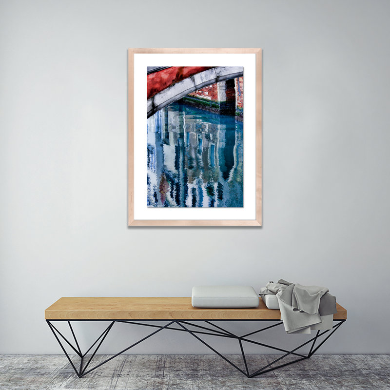 Venice Print by Shawn Thomas, Natural, 60" H x 43" W x 2.5" D