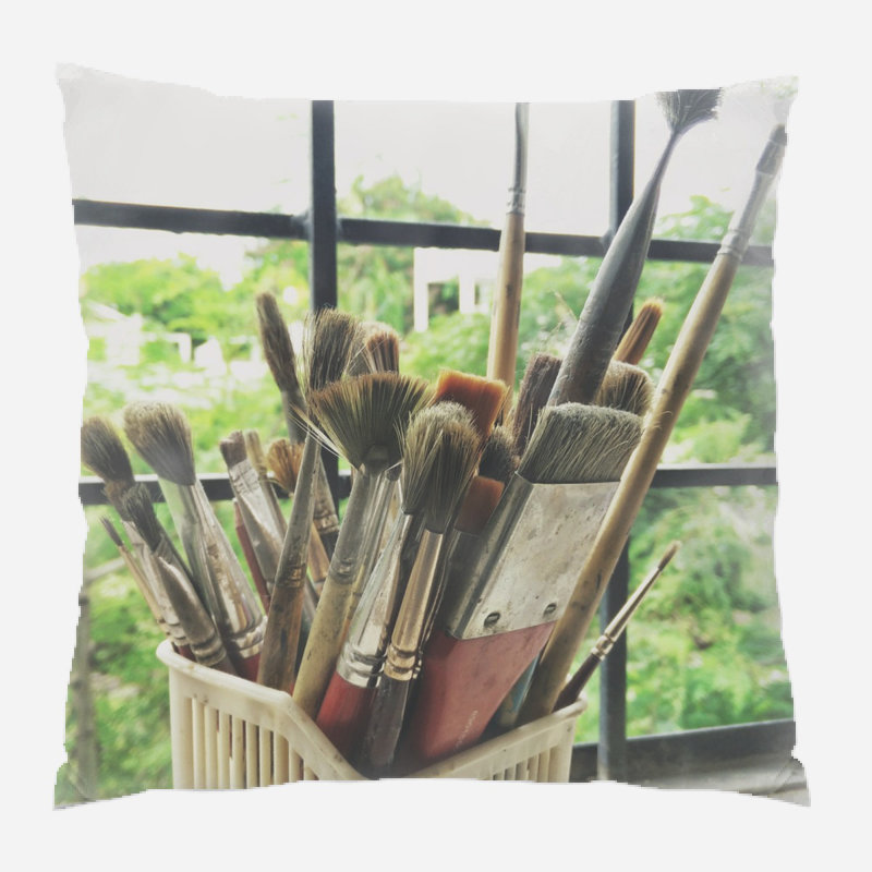 Coussin de vie Lovitt, Microsuède, Intérieur