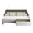 Parma Upholstered Faux Leather Platform Storage Bed-797427590-674103340