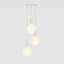 Petit luminaire suspendu 3 lumières Alumina