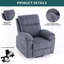 Fauteuil de massage inclinable électrique chauffant EROMMY-61121790