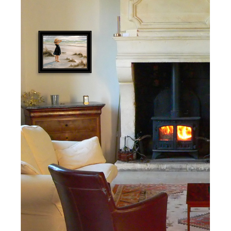Black Framed Coastal Print Wall Art by Georgia Janisse