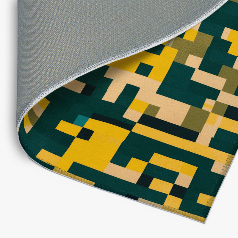 Pixel Pastures Indoor And Outdoor Area Rug, Rectangle 5' x 7'