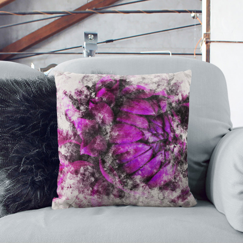 Flower Vol.1 Watercolour Scatter Cushion, 55cm H x 55cm W x 20cm D