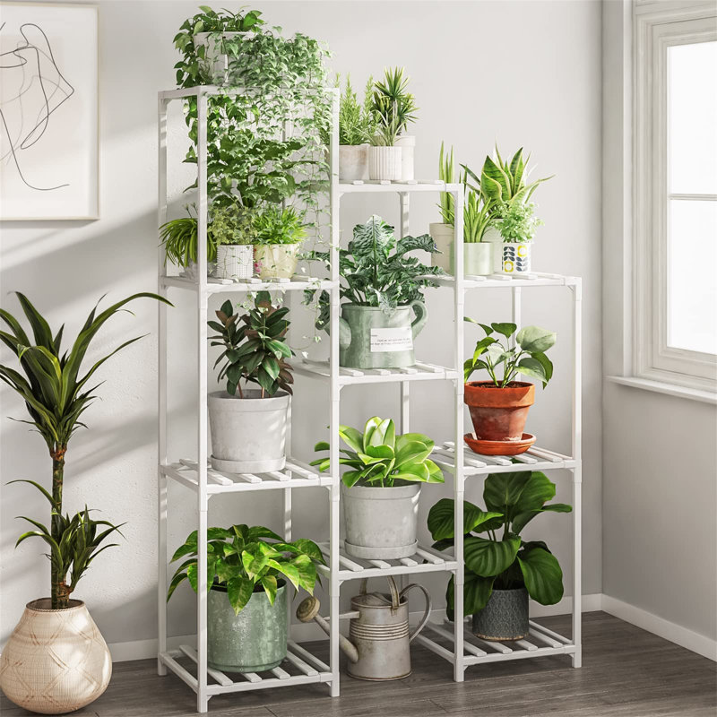 Support pour plante Kenyi, Blanc