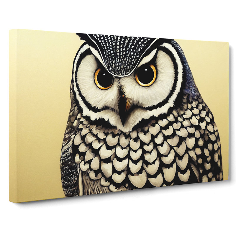 Dreamlike Owl - Wrapped Canvas, 50cm H x 76cm W