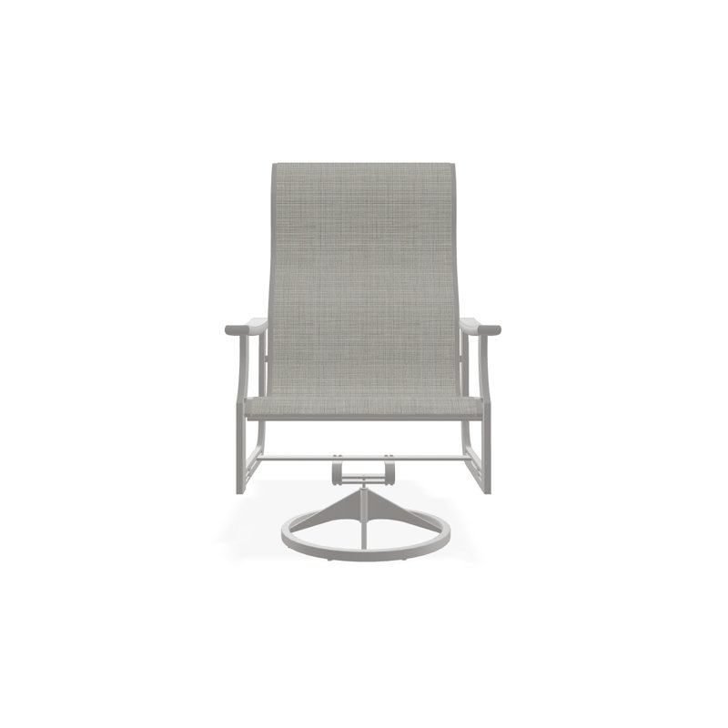 St. Catherine Polymer Outdoor Lounge Chair, Warm Gray, Deacon