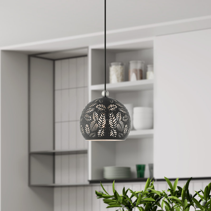 Alira 1 - Light Pendant, 80"H x 8"W x 8"D, Black