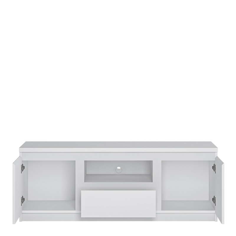 Danay Unfinished TV Stand for TVs up to 60", White