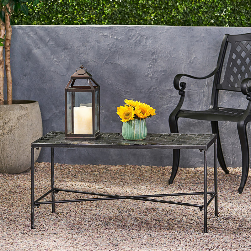 Table basse en fer, table de salon