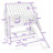 Twin Over Twin House-Shaped Bunk Bed With Twin Trundle, Storage Staircase And Slide-1503131071