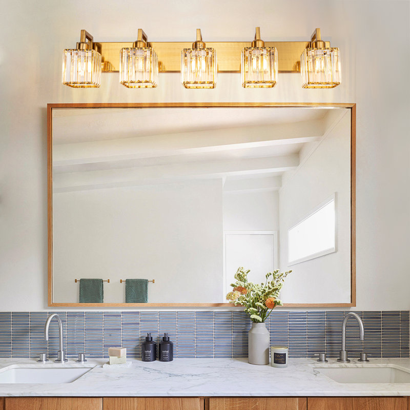 Kyneisha Vanity Light, Gold, 5 Lights
