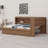 Multifunctional Daybed with Shelves, and Two Drawers-1619738924